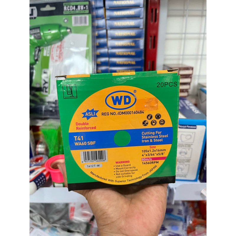 WD Gerinda batu pemotong besi