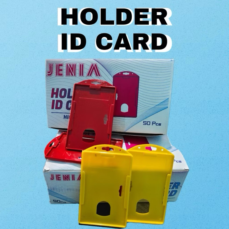 

Tempat / Holder ID CARD Plastik JENIA HIC-001 (1 box isi 50 pcs)