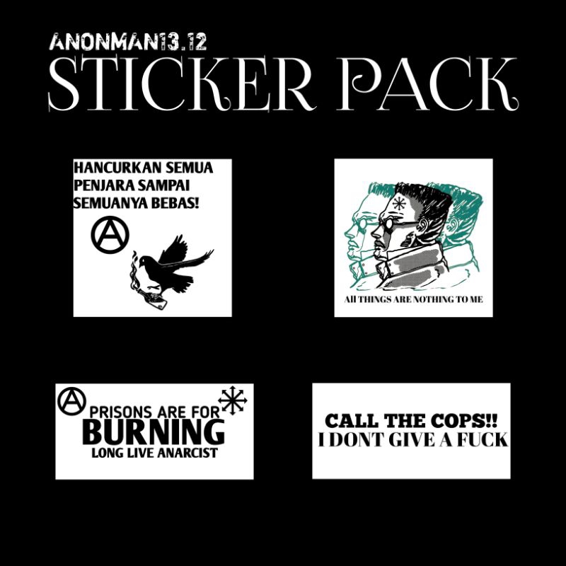 

STICKER PACK/ANONMAN13.12