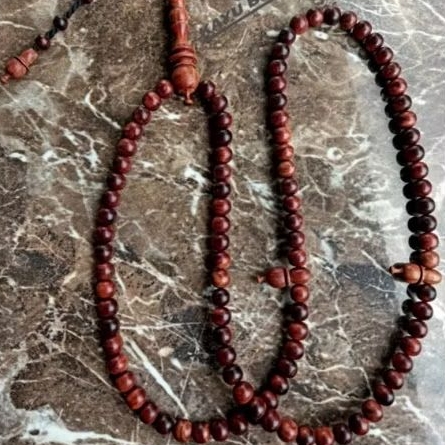 Tasbih muslim kayu galih nogosari/nagasari