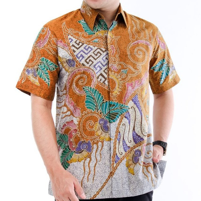 Kemeja Batik Satin Pria / Batik Formal untuk Kerja