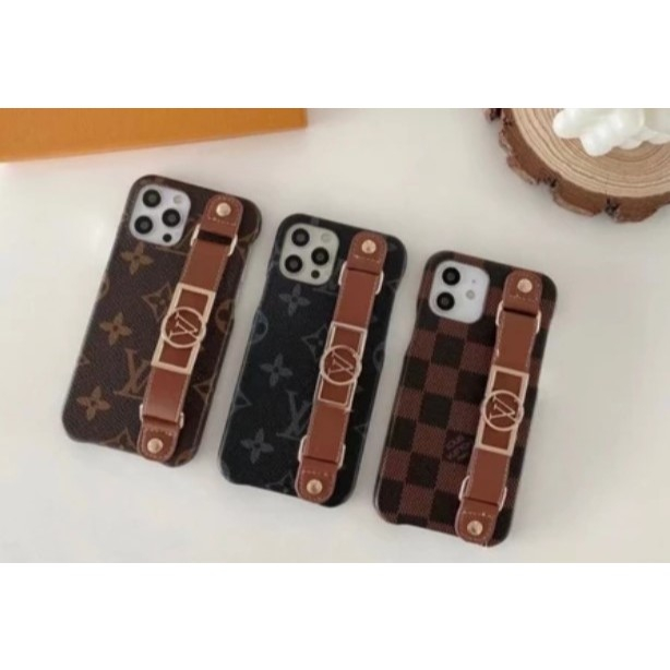 Case Leather iPh 12 Pro/iPh 12 Pro Max Case Motif Mewah Leather Grip Case Premium