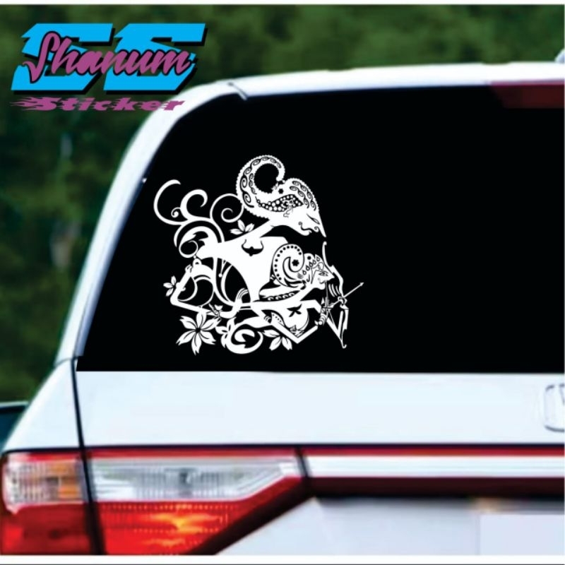 STIKER CUTTING WAYANG ARJUNA SRIKANDI