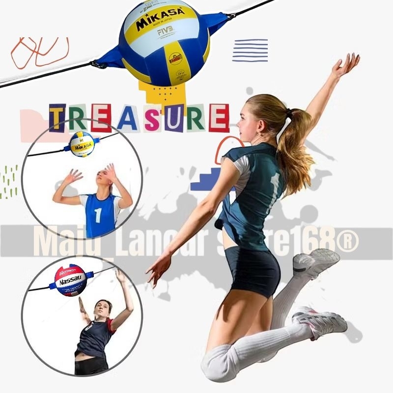BOLA VOLI TALI STRAP ALAT LATIHAN BOLA VOLI SPIKE TRAINING