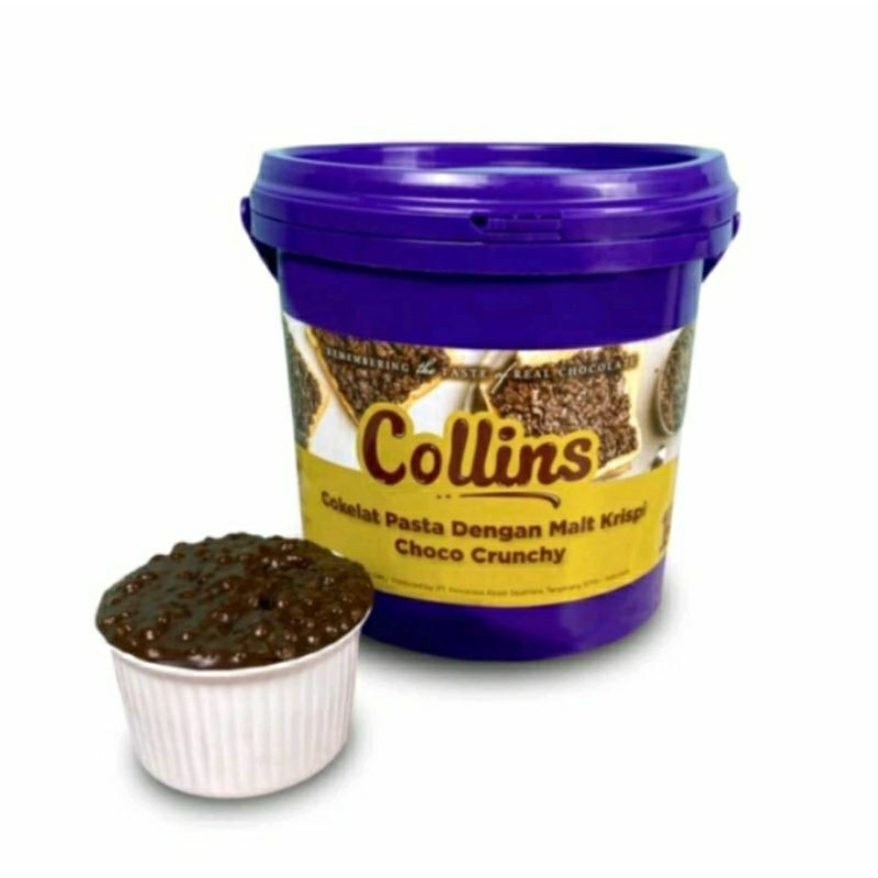 

Collins Cokelat Pasta Dengan Malt Krispi Choco Crunchy 500gram