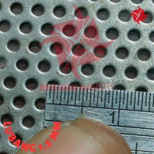 14x25 Cm Plat besi Lubang 1,5 mm tebal 1,5 mm