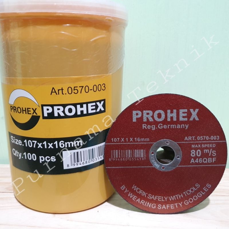 batu grinda potong 4 inch merk prohex - batu grinda mata gurinda potong prohex 4 inci