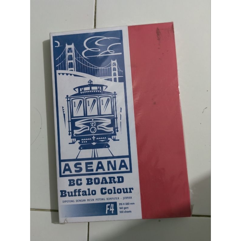 

kertas bc160gsm ukuran folio isi 100 lembar merah pekat