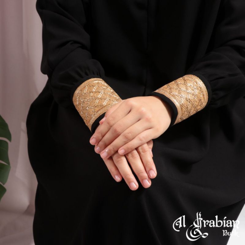 ABAYA CULTURE AL ARABIAN - BISHT HITAM MEWAH - ABAYA HITAM MEWAH