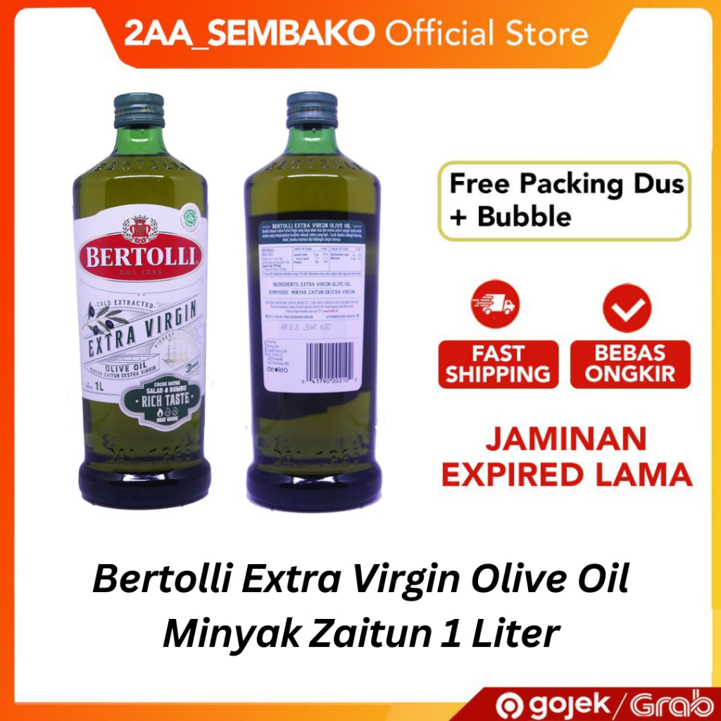 

Bertolli Extra Virgin Olive Oil Minyak Zaitun 1 Liter