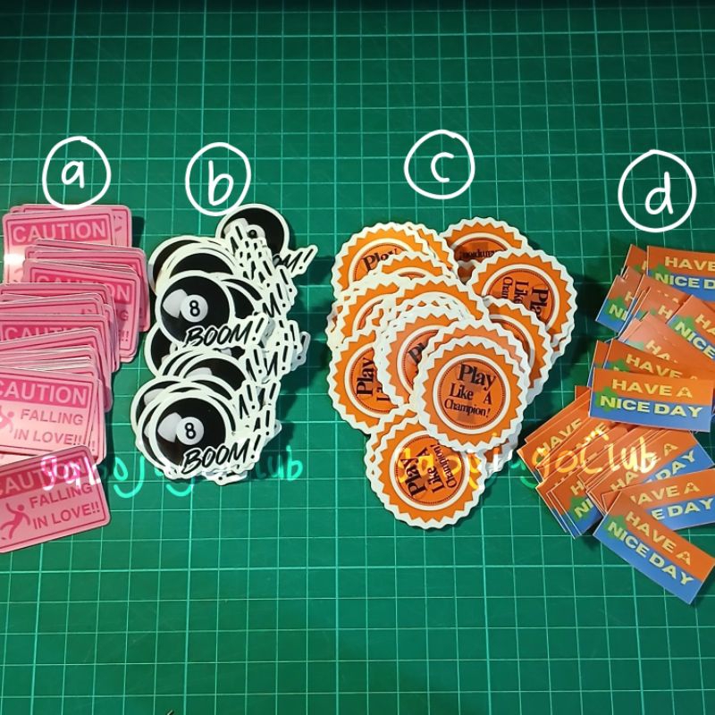 

[ Ready Stock ] Words Sticker ( min. pembelian 3 pcs )