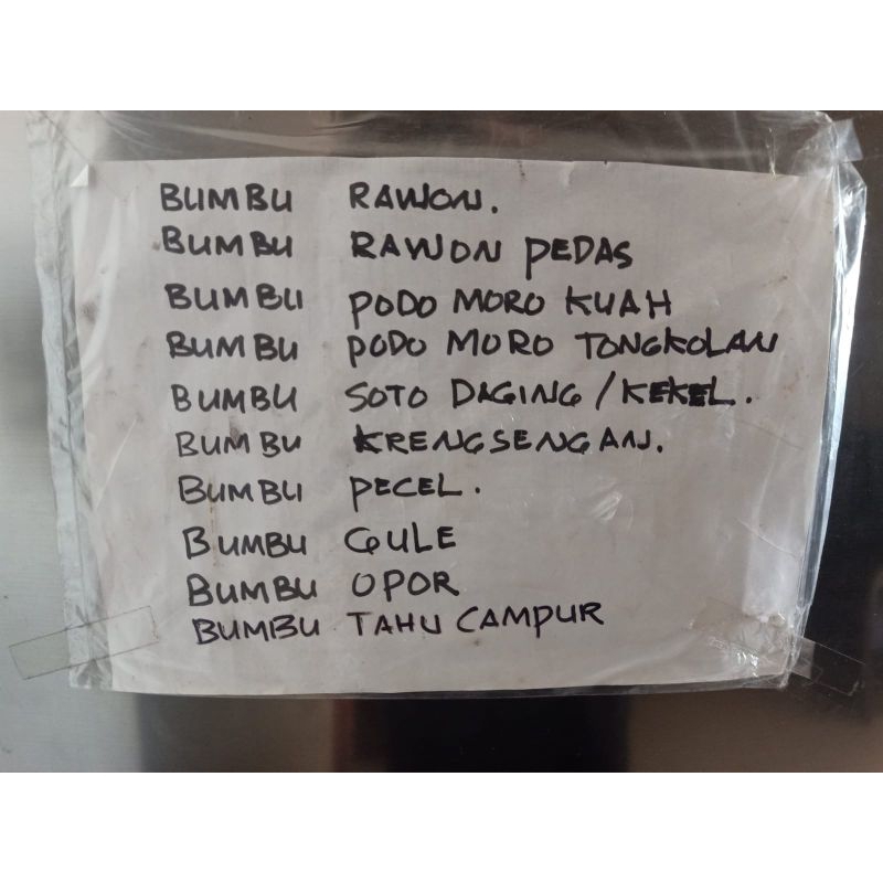 

Bumbu masakan rumahan bumbu anti repot bumbu sedap bumbu jadi bumbu enak