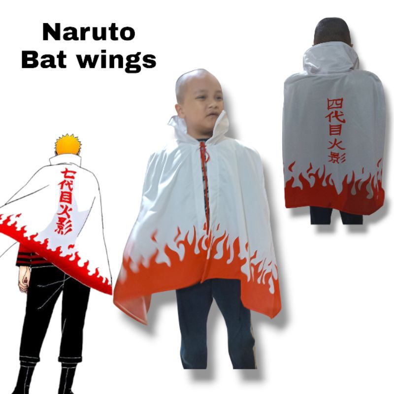 Naruto Bat Wings jubah hokage batwing anak