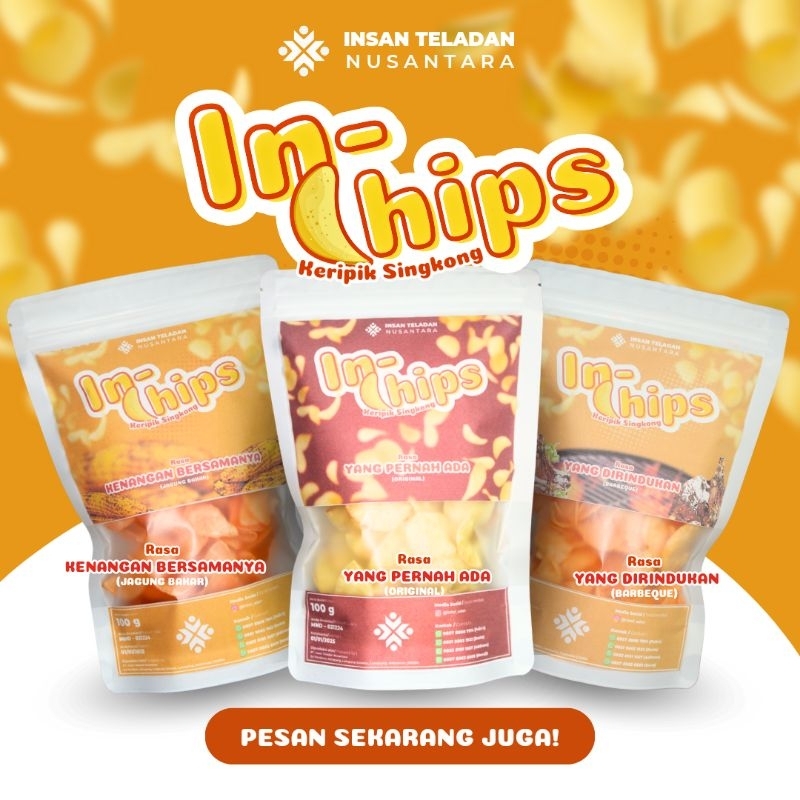 

In-Chips - Keripik Singkong Varian Rasa (1000 gram / 1 KG) (Kiloan)