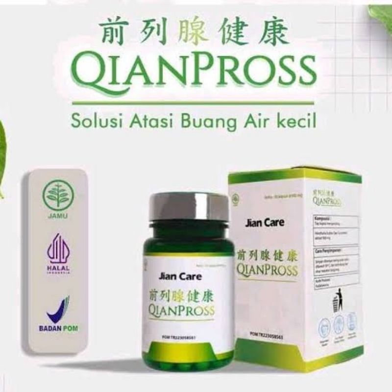 Jian Care Qianpross - Obat Herbal Untuk Meredakan Sering Kencing Prostat