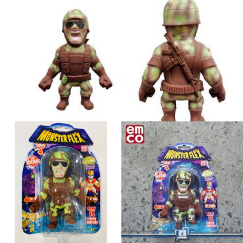Monster Flex Figurine Military TENTARA SERI 4 series four MARINE SOLDIER ORIGINAL PREMIUM TERMURAH A