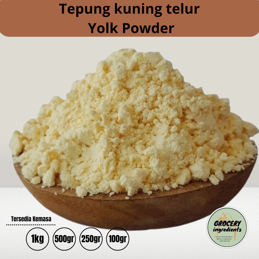 

Tepung Kuning Telur / Egg Yolk Flour 1kg