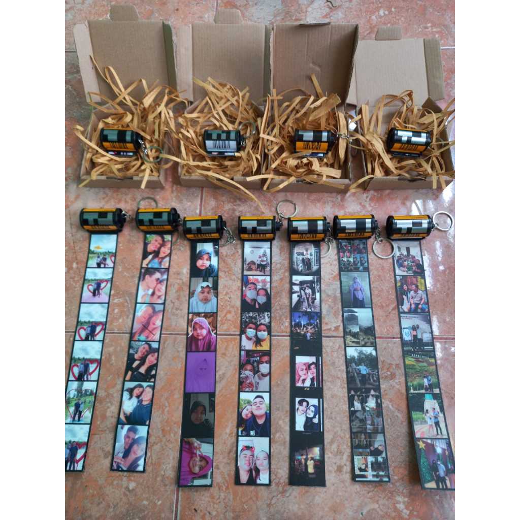 KEYCHAIN ROLL FILM | ROLL FILM CUSTOM | GANTUNGAN KUNCI FOTO | GANCI FILEM KADO UNIK