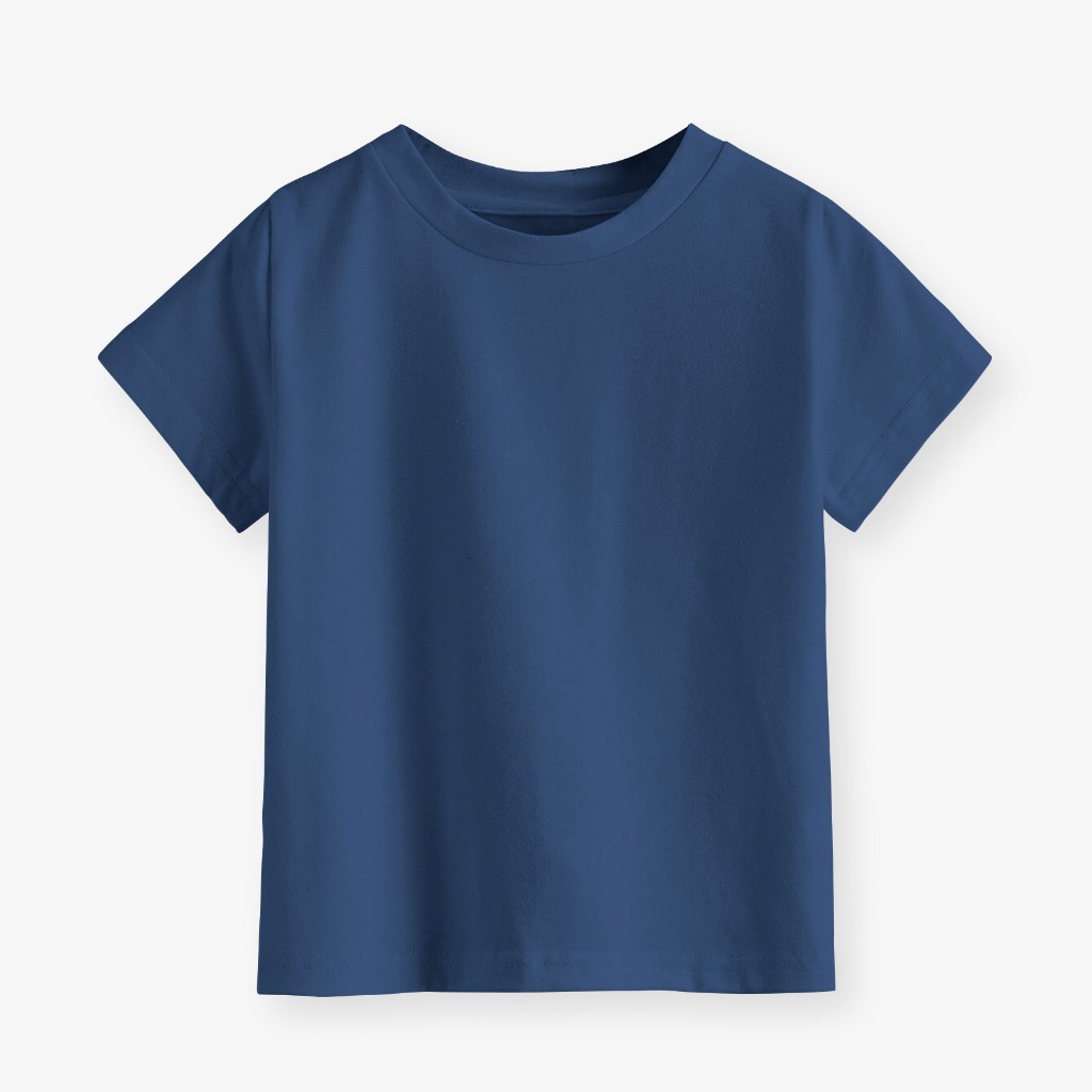 Atasan Kaos Polos Anak Warna Navy