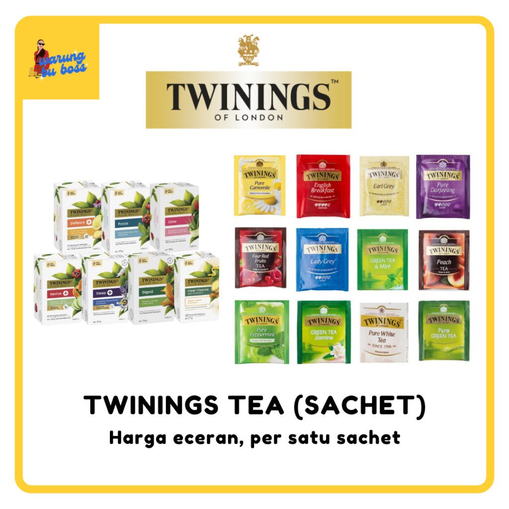 

Twinings Tea TWG Tea Sachet Satuan Twinings London Twinings Australia Twinings Live Well