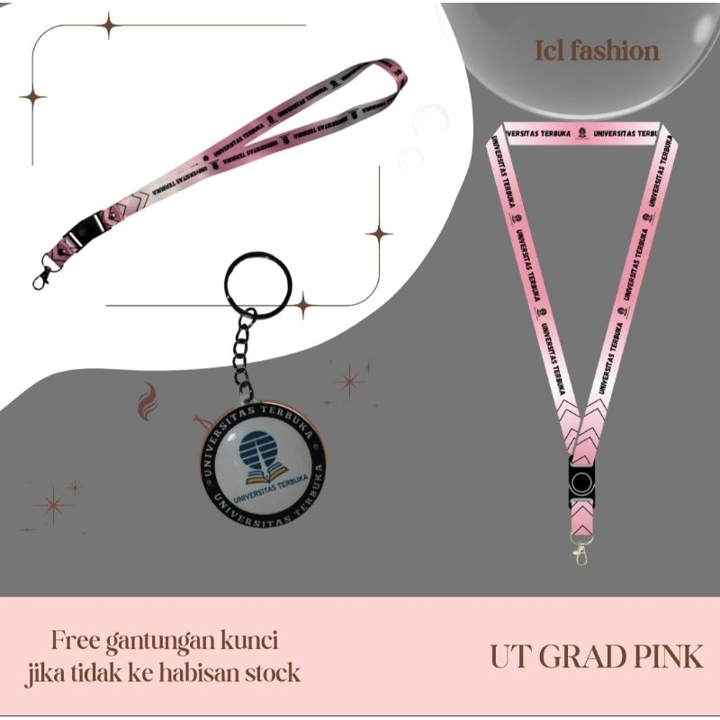 

lanyard Universitas terbuka (bisa costum)