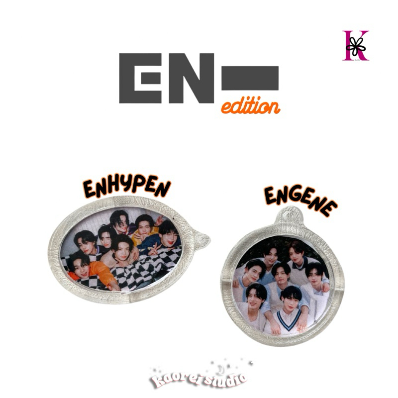Acrylic Frame Keychain Photo Insert | Gantungan Frame Foto Akrilik | enhypen edition | Enhypen Keych