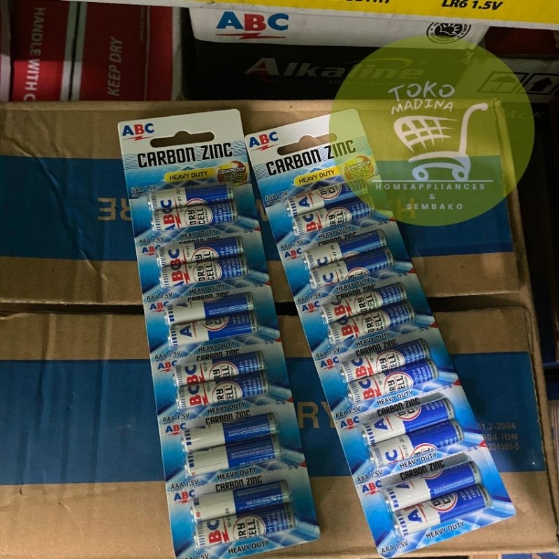 Baterai ABC LR03 biru | Baterai ABC AAA Biru | Baterai ABC A3 Biru