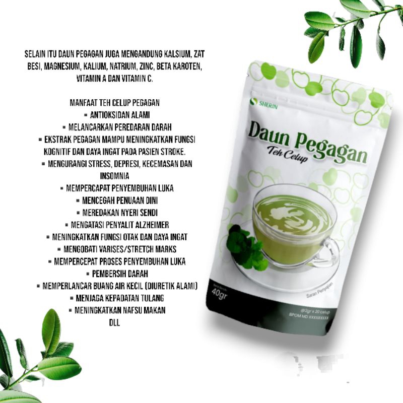 

Teh Herbal | teh pegagan | isi 20 mecca