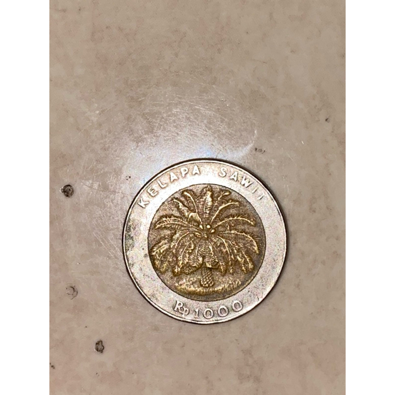 UANG KOIN KUNO KELAPA SAWIT TAHUN 1996