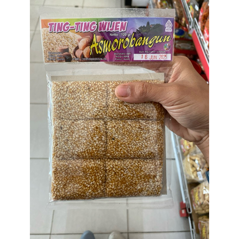 

Ting Ting Wijen Berat 120 Gram