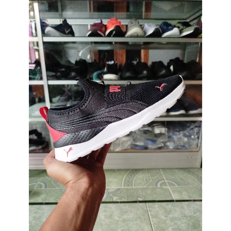 Puma Anza Run Men Slip On Shoes Black Original