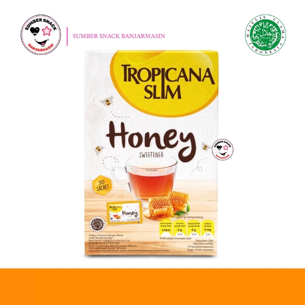 

Tropicana Slim Honey Sweetener (50 Sachet)