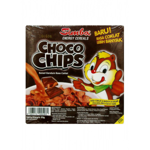 

SIMBA CEREAL CHOCO CHIPS + KALSIUM SUSU COKLAT CUP 34g