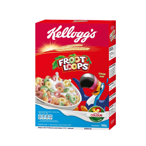 

KELLOGG'S CEREAL FROOT LOOPS BOX 150g