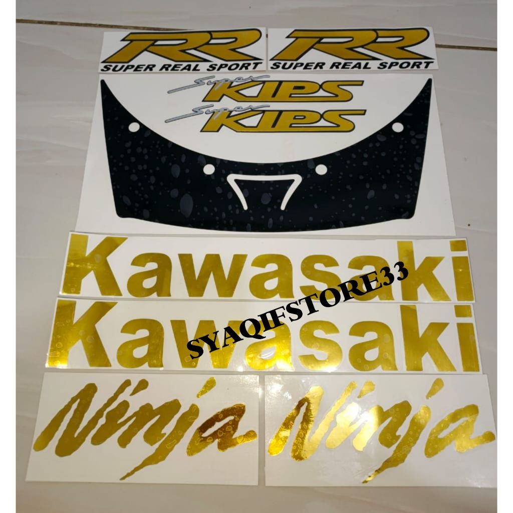 Stiker Striping Cutting Kawasaki Ninja RR Old Ninja RR New Ninja ZX CBU