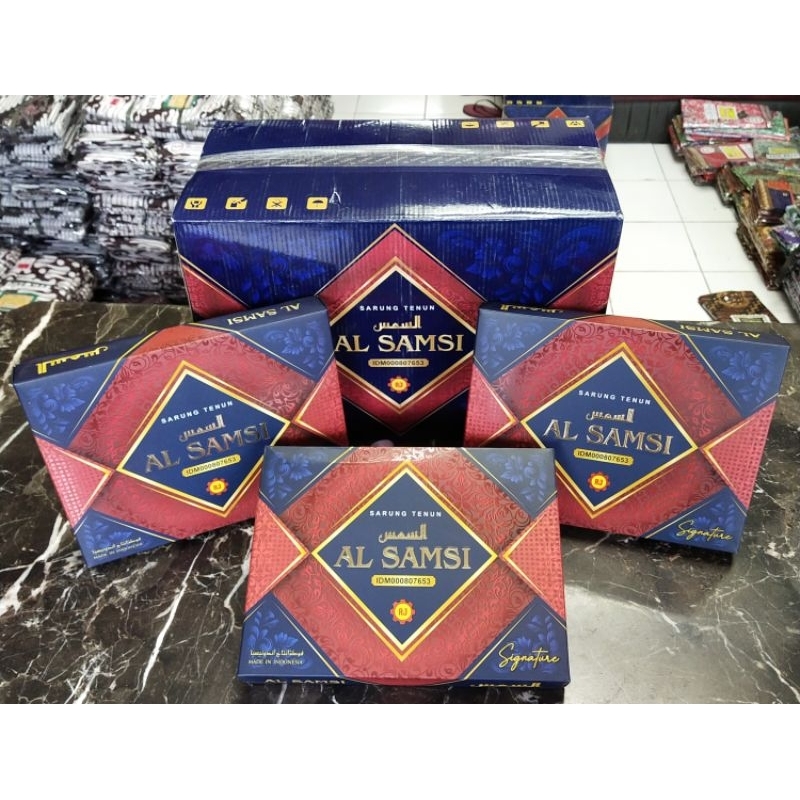 RJ3 Sarung Katun Halus Pria AL Samsi Signature