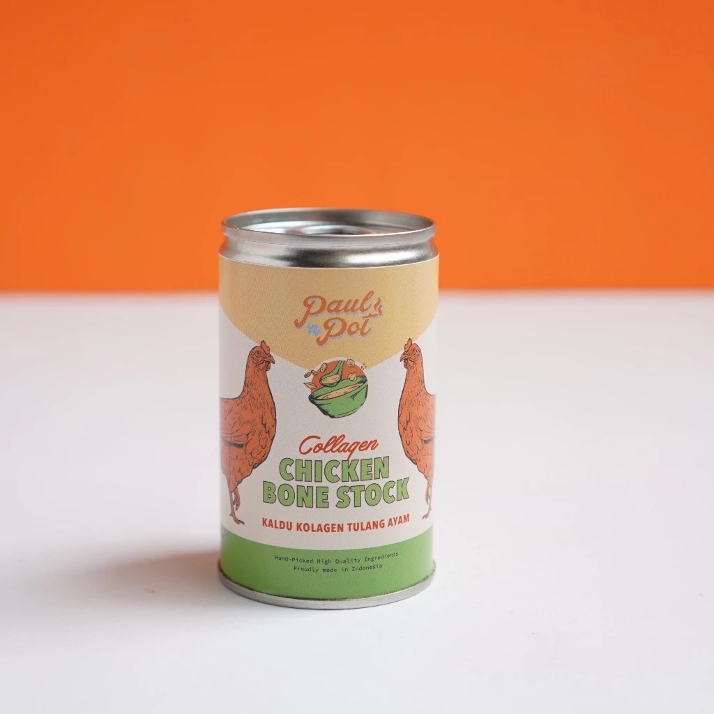 

Collagen Chicken Bone Stock - 1 Kaleng - 150ml - Bone Broth MPASI