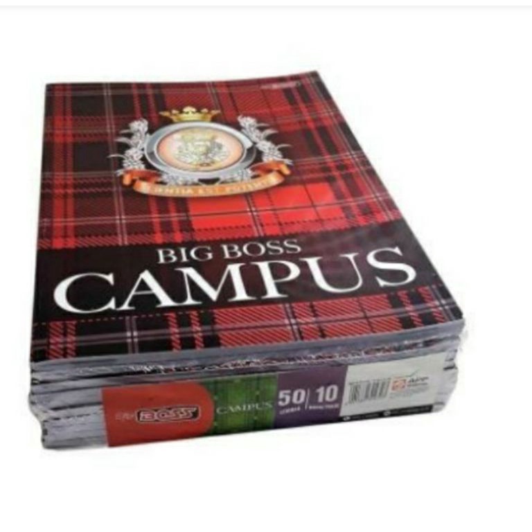 

KODE PRODUK KQENT3539 Buku Tulis Big Boss Campus 5 Sinar Dunia 5 lembar 1 pak 1 Buku