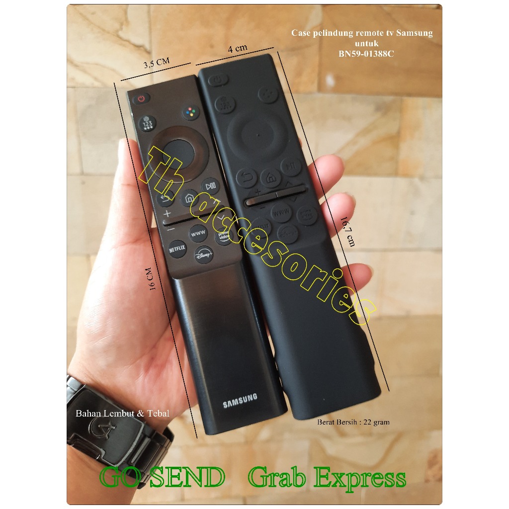 NEW PRODUCT CASE SILICONE PELINDUNG REMOTE TV SAMSUNG DU7000 / CU7000 BN59-01388C BUNIONHEART