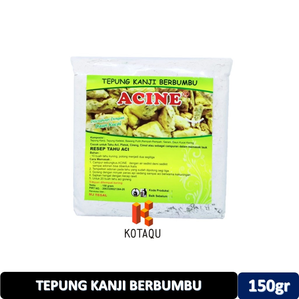 

Tepung Kanji Berbumbu Acine Tanpa Pengawet dan MSG