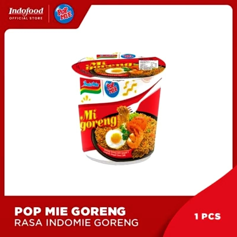 

POP MIE goreng rasa Indomie goreng 80 gram