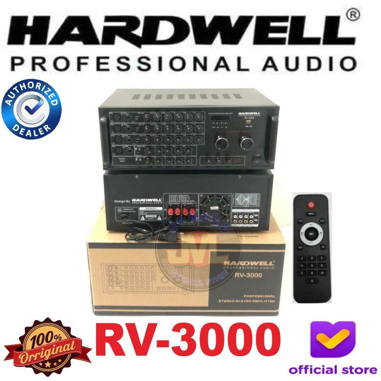 Hardwell RV 3000 Original Ampli Karaoke Power Amplifier Hardwell