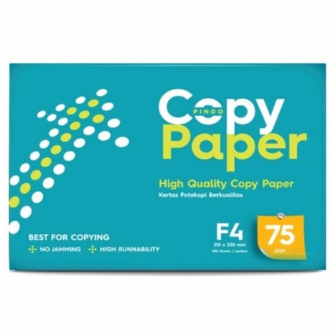 

KODE PRODUK HLADT3533 Kertas fotocopy hvs f4 copypaper 75 gram 1 rim