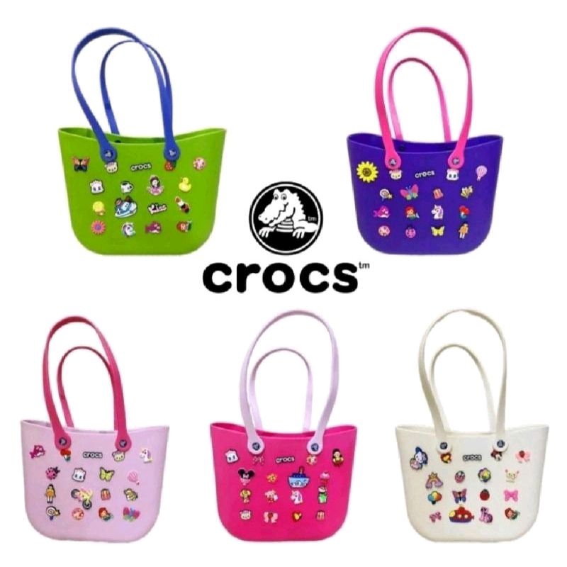 Tas Crocs Tote Bag/Crocs Handbag Tas Crocs Wanita/ Tas Wanita / Tas Crocs Bahan Eva
