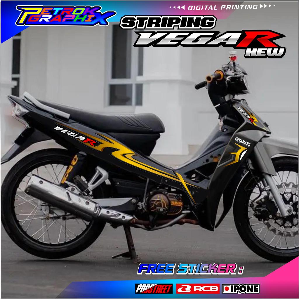 STRIPING VARIASI YAMAHA VEGA R NEW / STICKER LIST VARIASI MOTOR VEGA R NEW