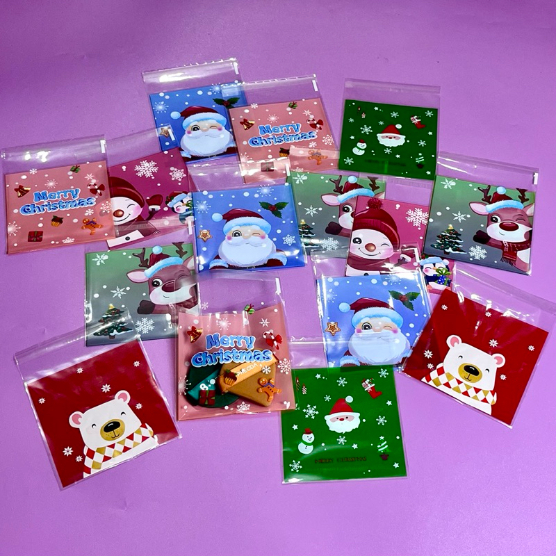 

Per pcs plastik cookies natal plastik snack bingkinasan moon cake cookies natalan merry Christmas 2024 Ecofootwearid