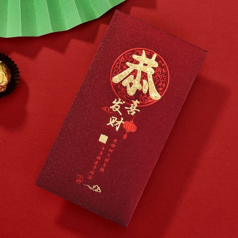 

[ 6 pcs ] Angpao IMLEK CNY premium glitter / angpao glitter / angpao CNY/ CHINESE NEW YEAR
