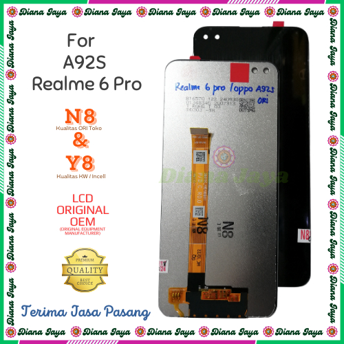 Lcd Touchscreen Realme 6 Pro RMX2061 / Oppo A92S