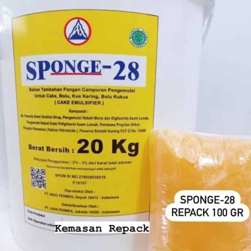 

SP SPONGE - 28 REPACK 50 GRAM DAN REPACK 100 GRAM (PENGEMBANG KUE)