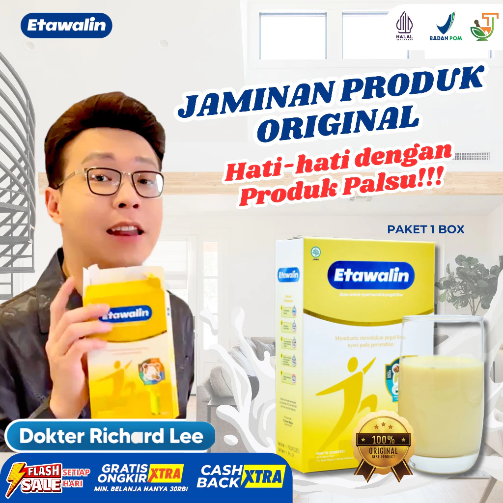 

ETAWALIN - Susu Kambing Etawa Atasi Nyeri Sendi Dan Tulang Official 1 Box 200gr